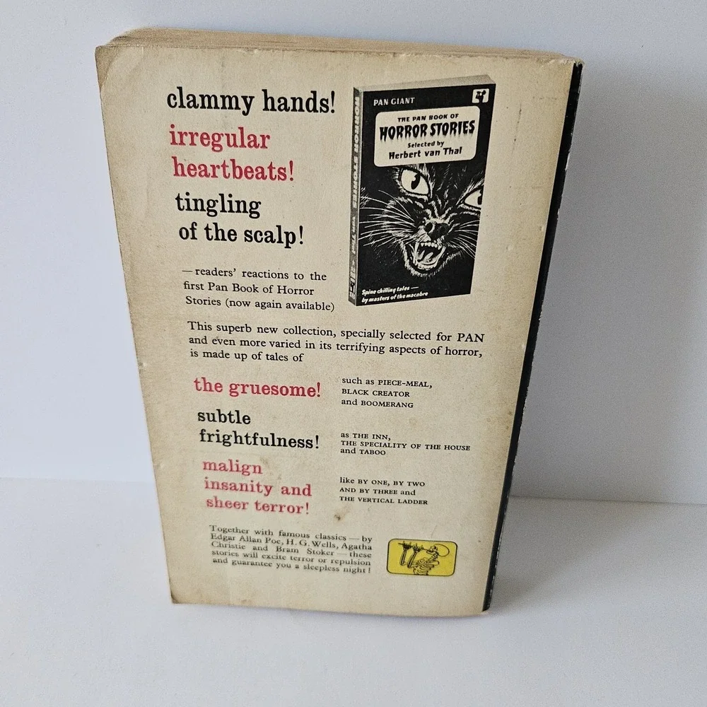 The Second Pan Book Of Horror Stories By Herbert van Thal 1962 Sixth Printing PB